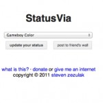 Facebook Status via