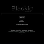 Blackle: energiesparende Suchmaschine blackle_startseite