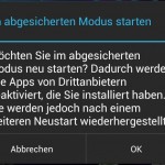 android abgesicherter modus